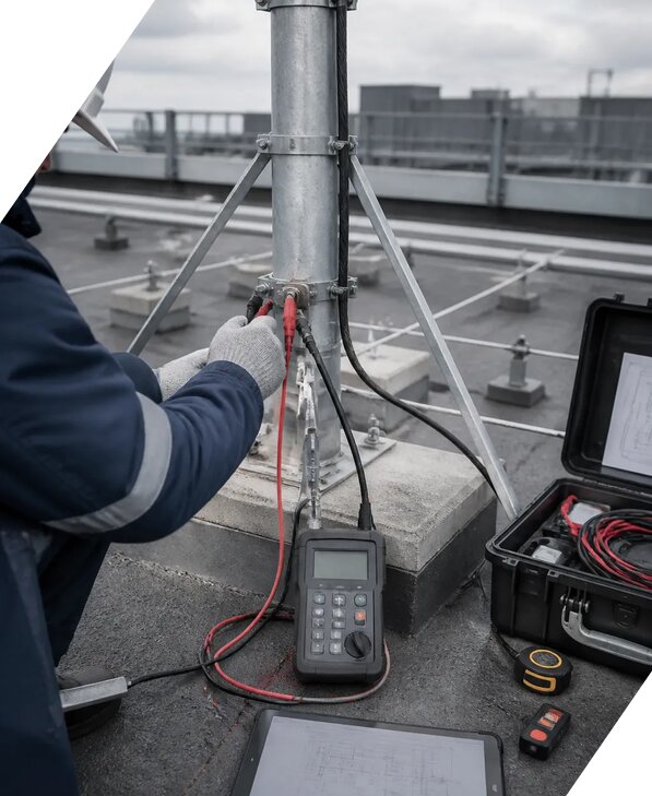 Проверка молниезащиты в Сланцах по цене от 7749 р. | ЭкспертизаРоссия